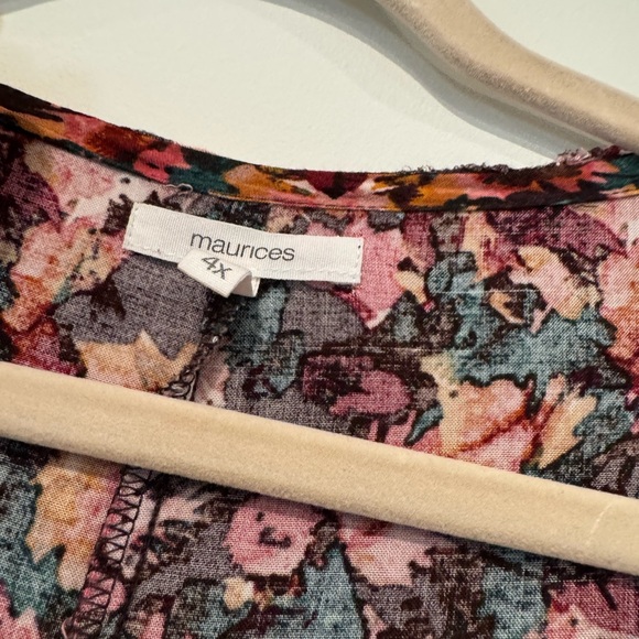 Maurices Floral Smocked Tunic - Picture 4 of 5